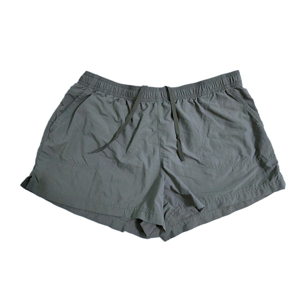 Columbia Shorts Women's Large Green Sandy River Omni-Shield Nylon Run Trail Hike